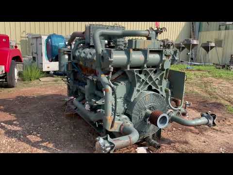Motor industrial de gas natural CAT 3512 (780 HP)