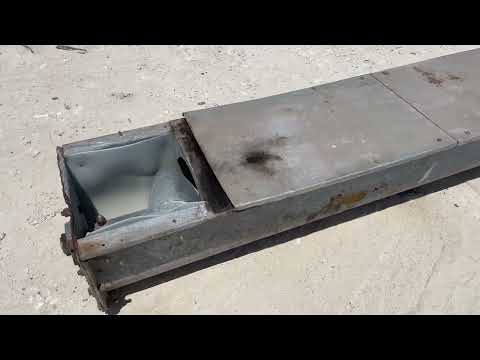 Sinfín de tornillo de acero galvanizado (149 pulg. X 12 pulg. 3 HP)