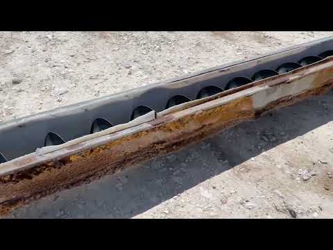 Barrena de tornillo de acero galvanizado (360 pulg. X 14 pulg. Diámetro del tornillo: 9 pulg.)