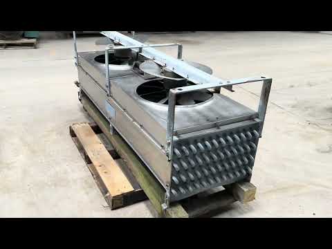 Krack BTR28-HG-RBA Ammonia Evaporator Coil - 2.75 TR, 2 Fans (Low Temperature)