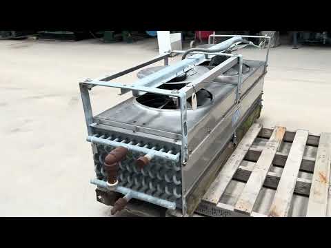 Krack BTR28-HG-RBA Ammonia Evaporator Coil - 2.75 TR, 2 Fans (Low Temperature)
