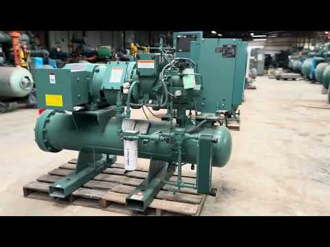 Screw Compressor Layout Frick RXF-30 Rotary Screw Compressor Package (Frick XJF120M, 75 HP, 23