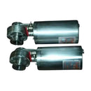 Válvula de mariposa accionada por aire de acero inoxidable Definox