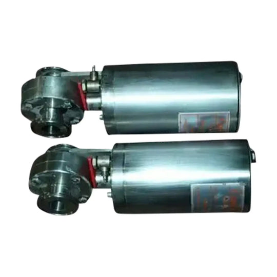 Válvula de mariposa accionada por aire de acero inoxidable Definox