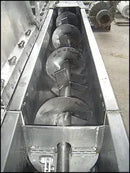 Pulp Wash Stainless Steel Screw Conveyor - 12 in. dia.