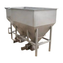 Bombas y tanque de tolva de alimentación de acero inoxidable APV doble