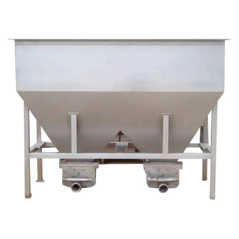 Dual APV Stainless Steel Feeding Hopper Tank and Pumps