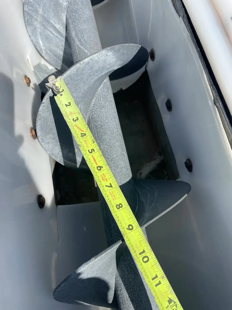 Sinfines de tornillo de acero galvanizado