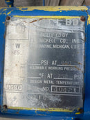 E.L. Nickell Co. Horizontal Ammonia Oil Tank (14in X 34in. 30 Gallons)