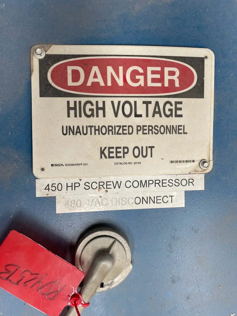 Toshiba MOIX7XLBF4C00-A Screw Compressor Motor Starter (450 HP, 460 Volts)