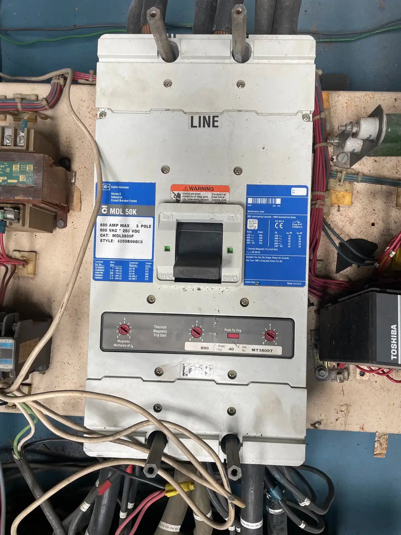 Toshiba MOIX7XLBF4C00-A Screw Compressor Motor Starter (450 HP, 460 Volts)