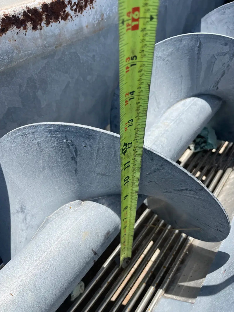 Sinfín de Tornillo de Acero Galvanizado (132 X 12)