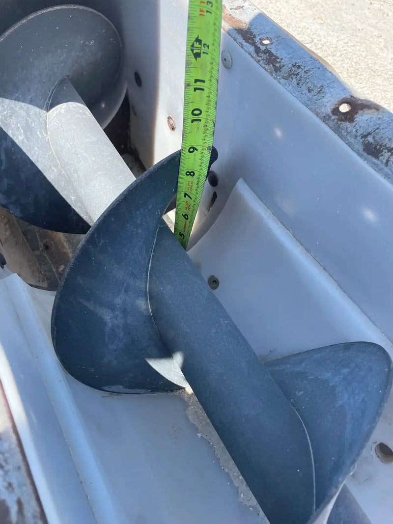 Sinfín de tornillo de acero galvanizado (360 pulg. X 9 pulg. 5 HP)