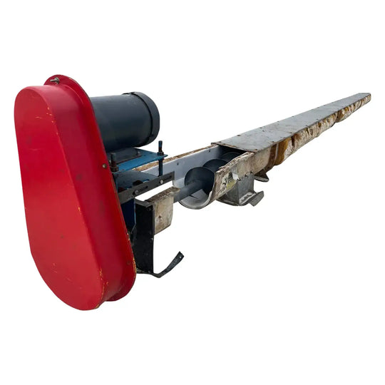Galvanized Steel Screw Auger (360 in X 9 in. 5 HP)