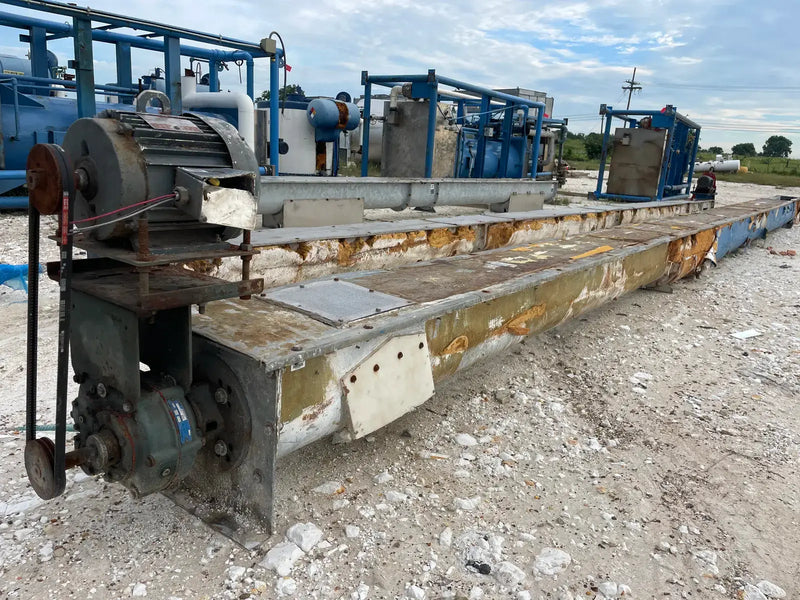 Sinfín de tornillo de acero galvanizado (432 x 12 pulgadas, 7,5 HP)