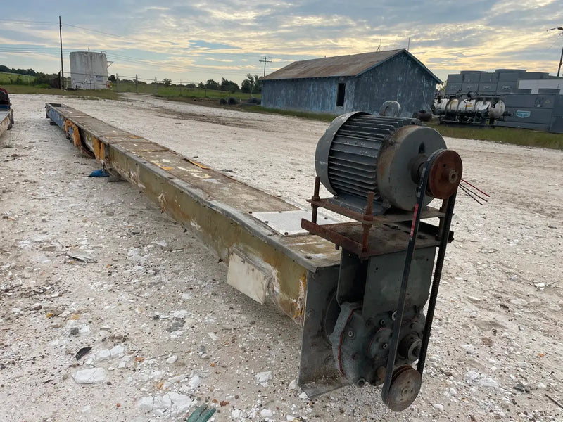 Sinfín de tornillo de acero galvanizado (432 x 12 pulgadas, 7,5 HP)