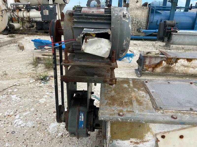 Sinfín de tornillo de acero galvanizado (432 x 12 pulgadas, 7,5 HP)
