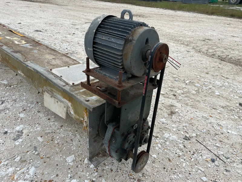 Sinfín de tornillo de acero galvanizado (432 x 12 pulgadas, 7,5 HP)