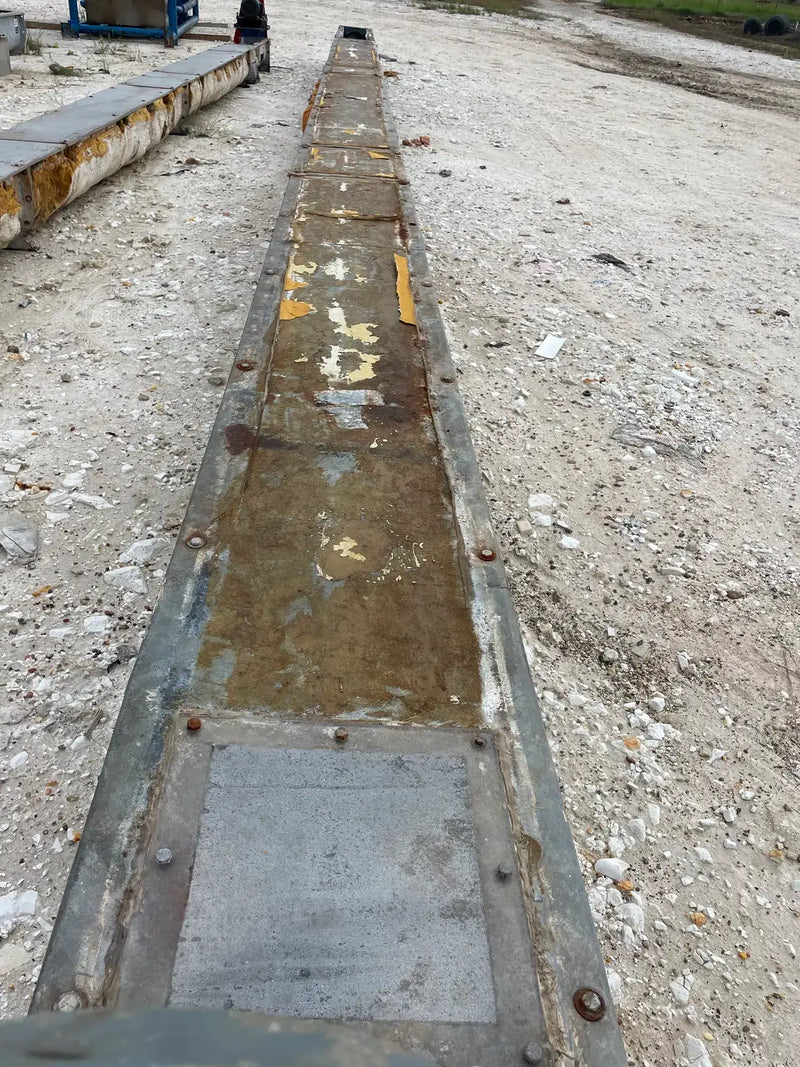 Sinfín de tornillo de acero galvanizado (432 x 12 pulgadas, 7,5 HP)