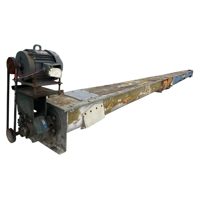 Sinfín de tornillo de acero galvanizado (432 x 12 pulgadas, 7,5 HP)