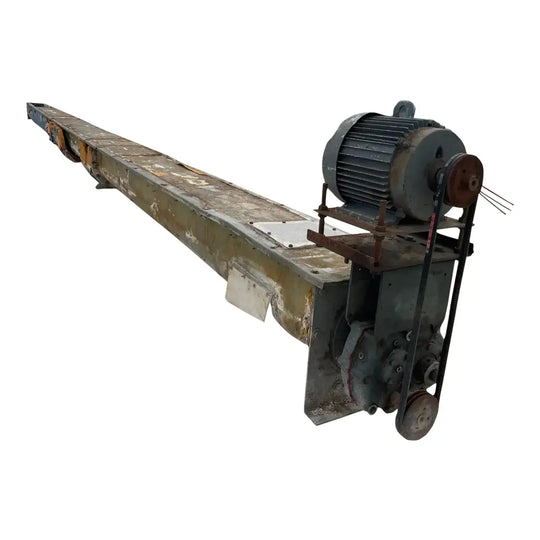 Galvanized Steel Screw Auger (432 in X 12 in. 7.5 HP)