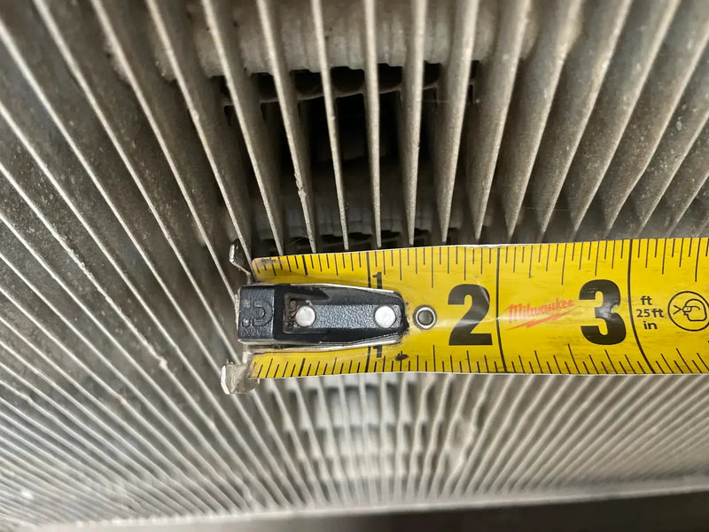 Serpentín evaporador de amoníaco - 3 ventiladores