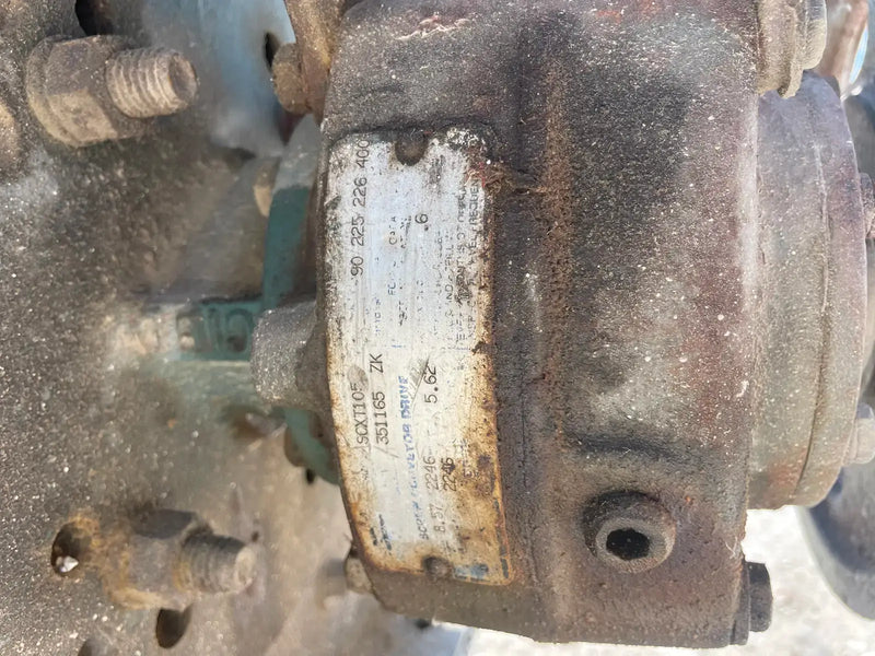 Sinfín de tornillo de acero galvanizado (149 pulg. X 18 pulg. 5 HP)