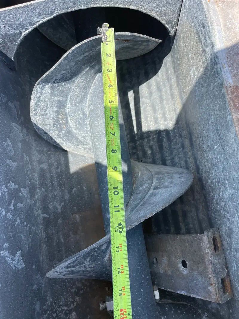 Sinfín de tornillo de acero galvanizado (149 pulg. X 18 pulg. 5 HP)