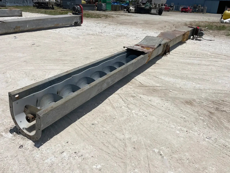 Sinfín de tornillo de acero galvanizado (242 x 9 pulgadas de diámetro)