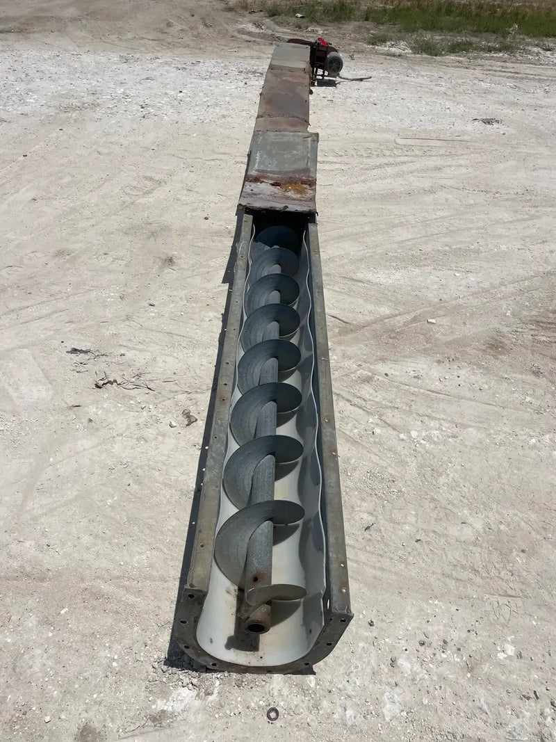 Sinfín de tornillo de acero galvanizado (242 x 9 pulgadas de diámetro)