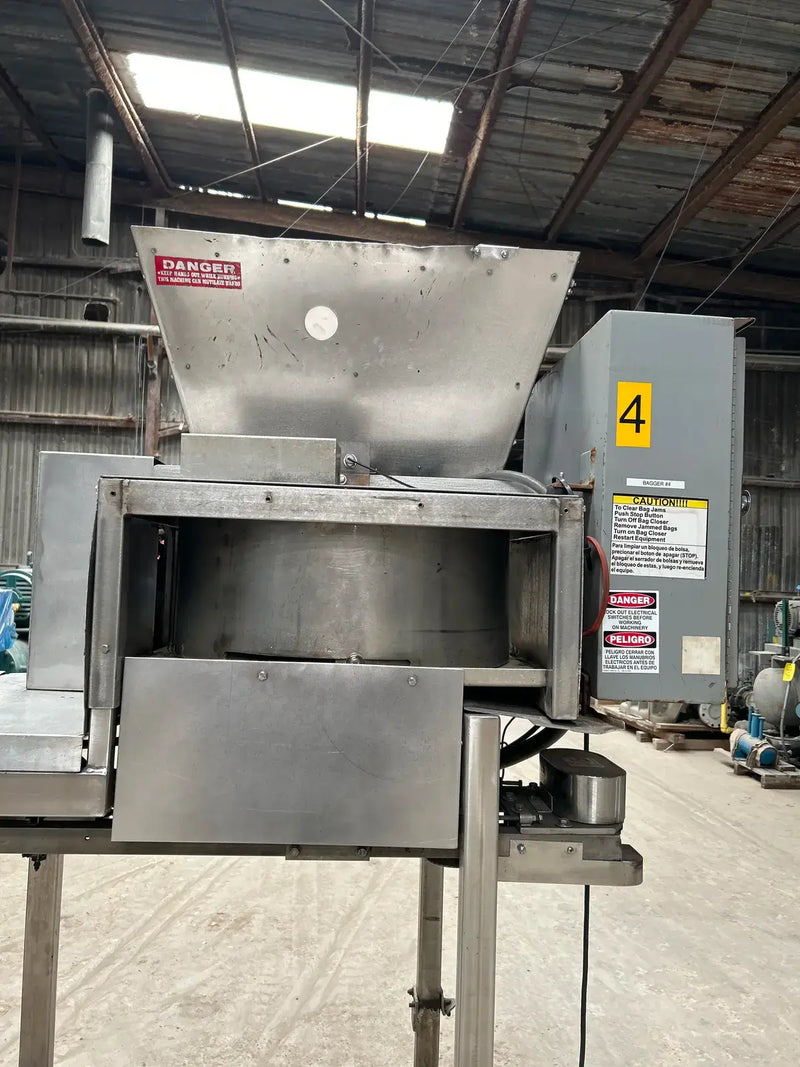 Sistema automático de envasado de hielo con llenado y sellado Hamer 1550