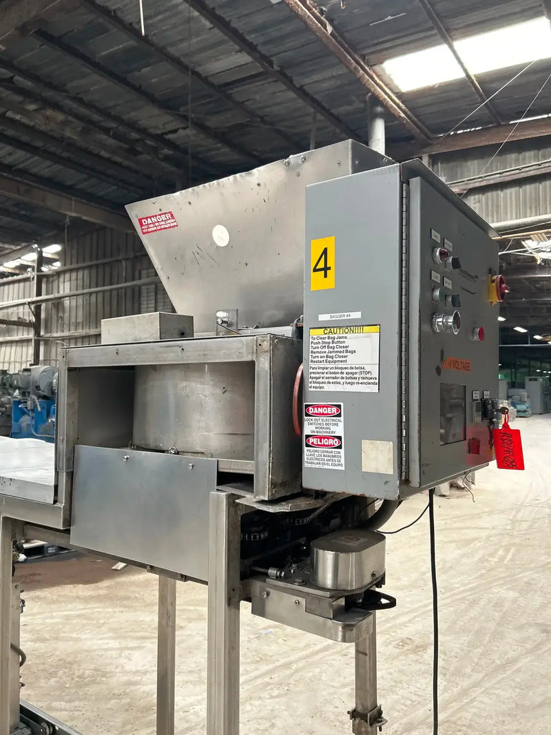 Sistema automático de envasado de hielo con llenado y sellado Hamer 1550