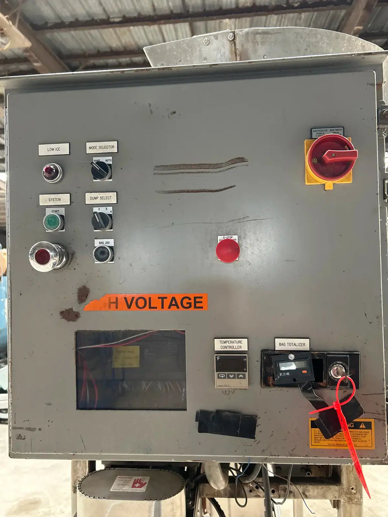 Sistema automático de envasado de hielo con llenado y sellado Hamer 1550