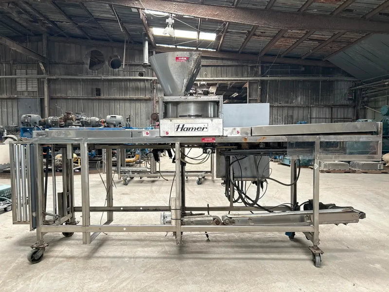 Sistema automático de envasado de hielo con llenado y sellado de forma 535 de Hamer Inc.