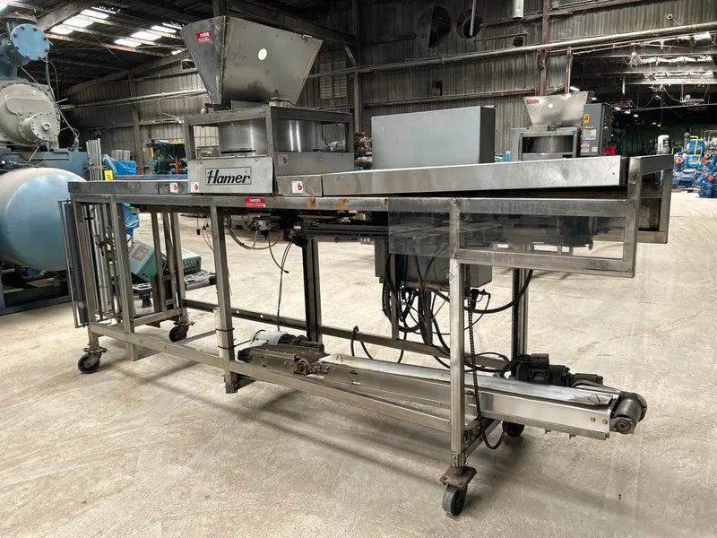 Sistema automático de envasado de hielo con llenado y sellado de forma 535 de Hamer Inc.