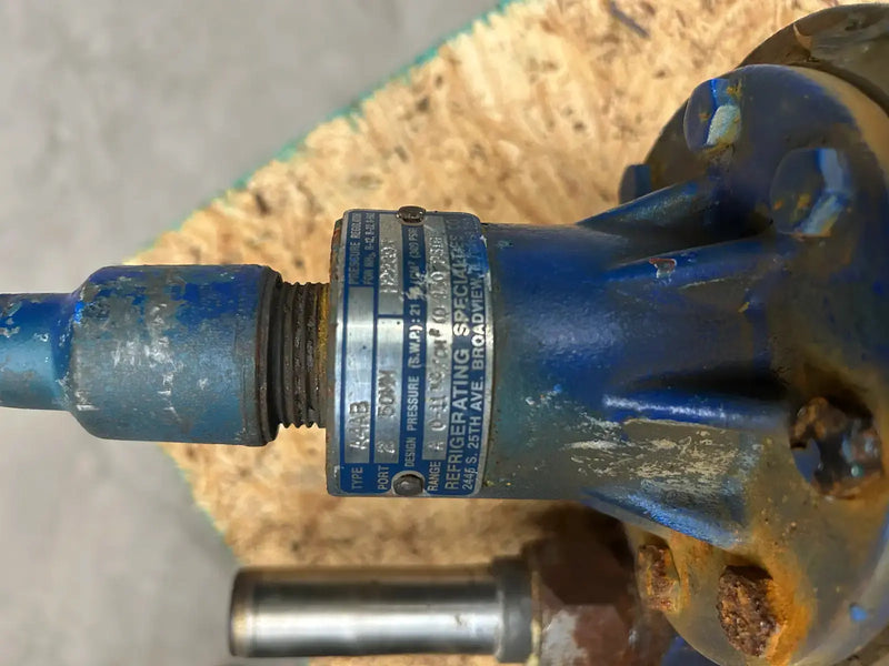 Refrigerating Specialties A4AB Inlet Pressure Regulator (2")