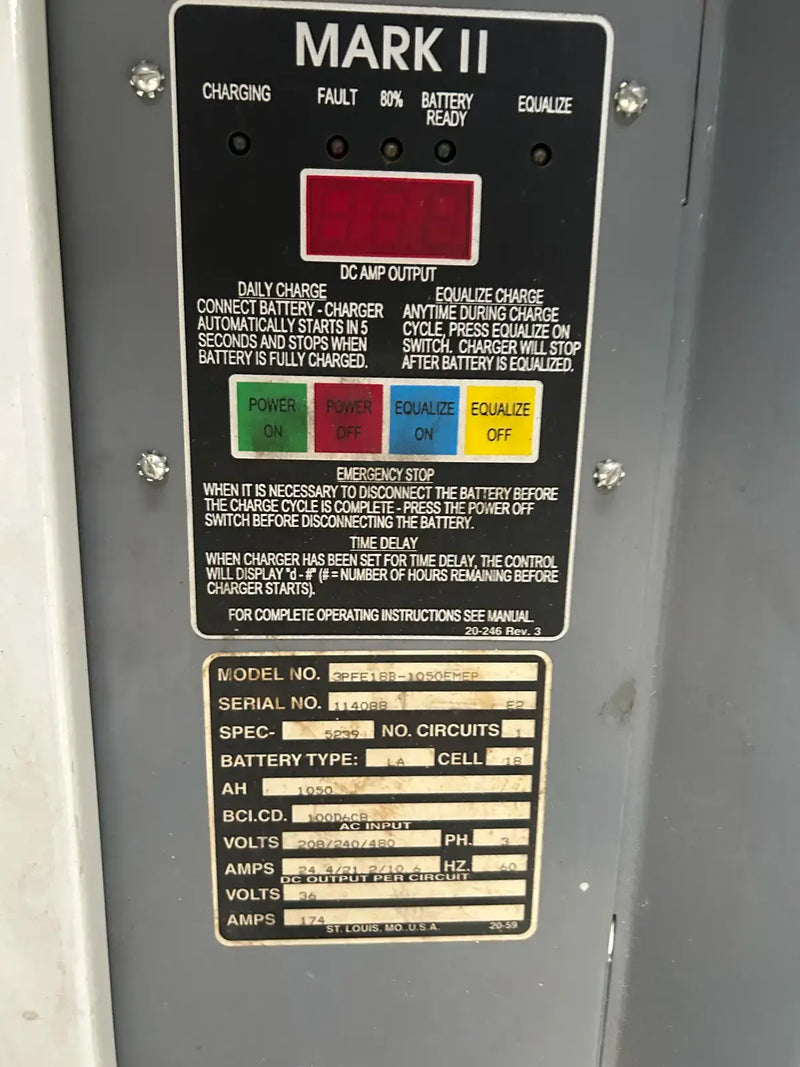 Cargador de batería Power Factor 3PFE18B-1050EMEP
