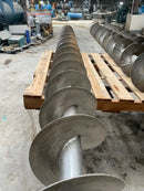 Standard Pitch Stainless Steel Screw Auger (8 in x 120 in)