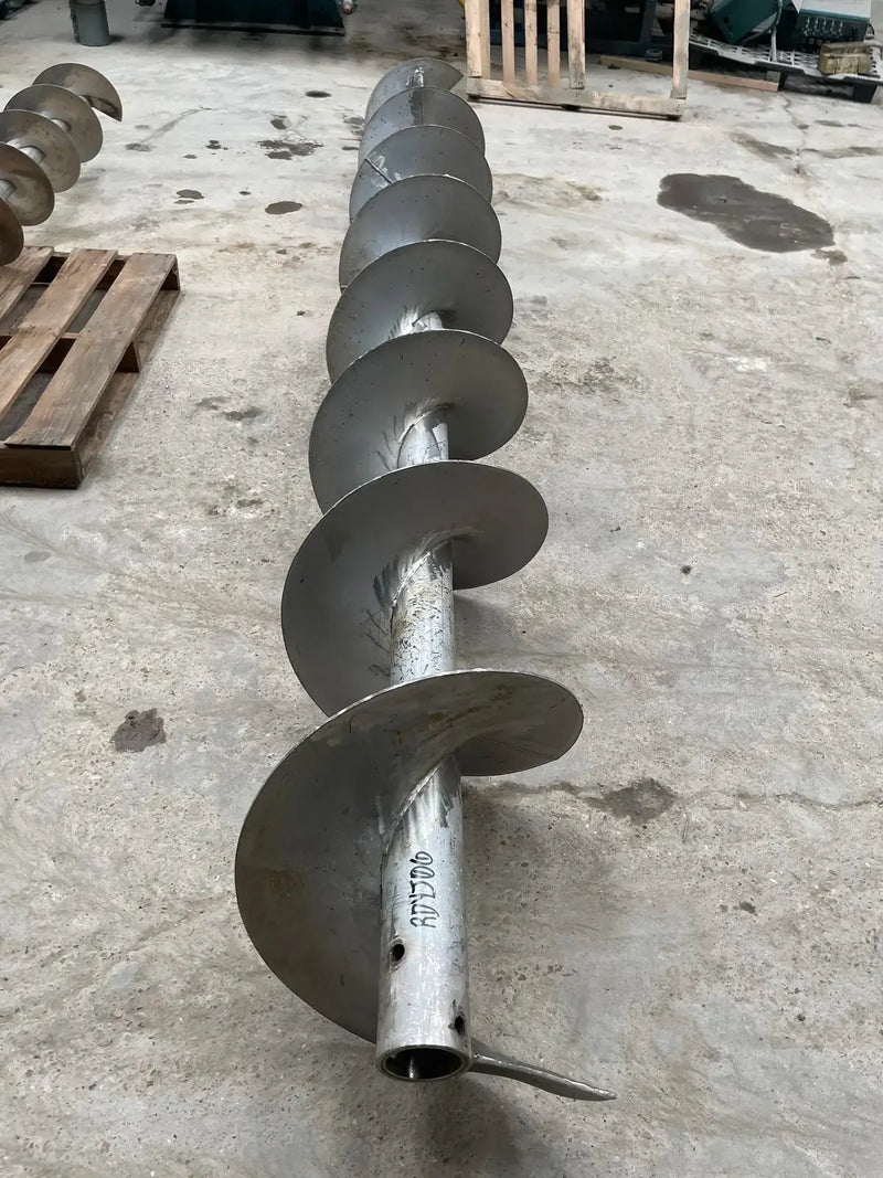 Barrena de tornillo de acero inoxidable de paso estándar (18" x 148")