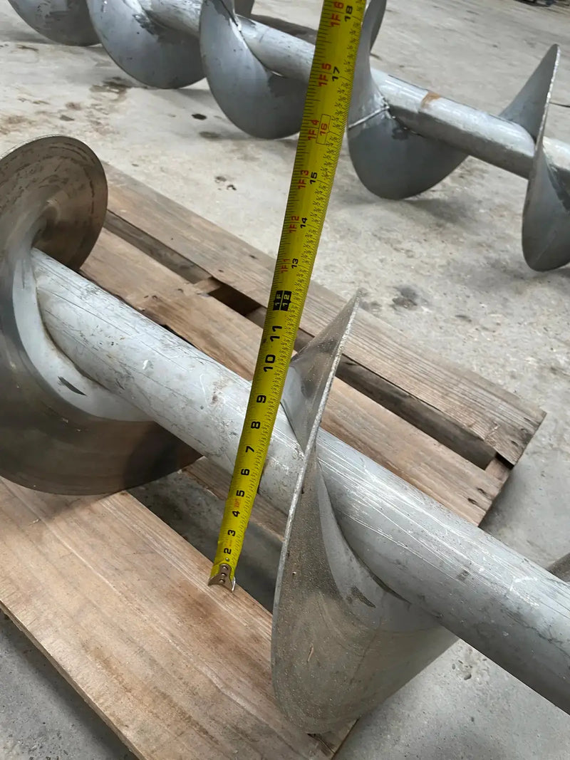 Barrena de tornillo de acero inoxidable de paso estándar (12 x 112 pulgadas)
