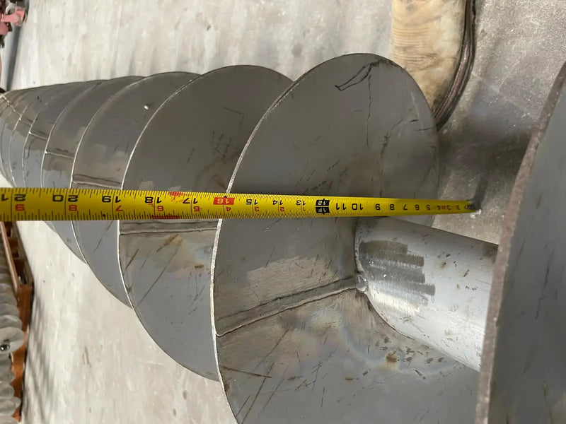 Standard Pitch Stainless Steel Screw Auger (16 in X 120 in)