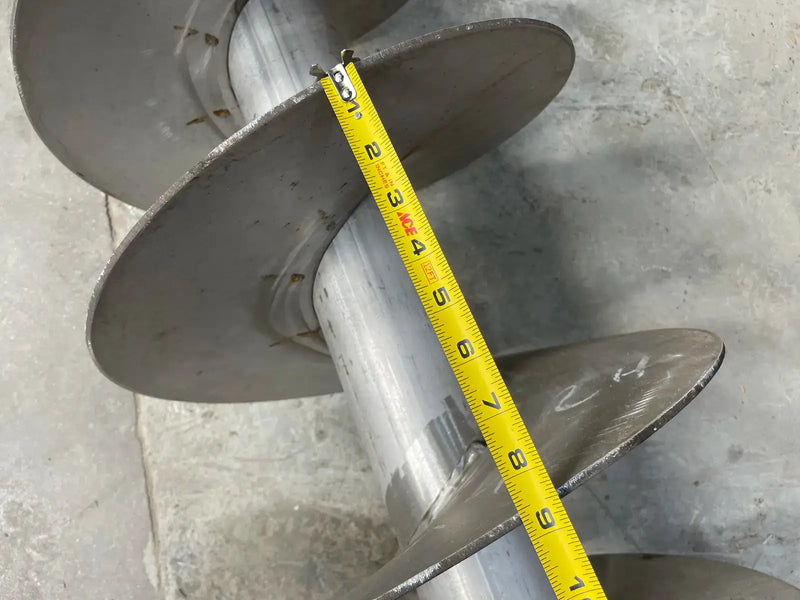 Standard Pitch Stainless Steel Auger (16 in x 120 in)