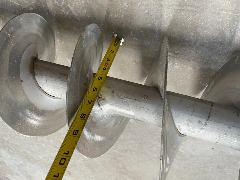 Standard Pitch Stainless Steel Screw Auger (4.5 in X 86 in)