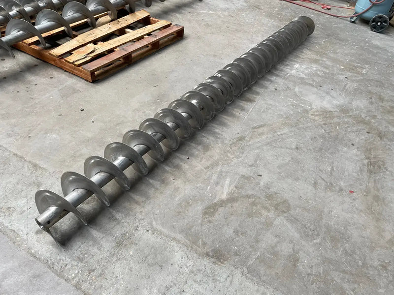 Standard Pitch Stainless Steel Screw Auger (8.5 in X 120 in)