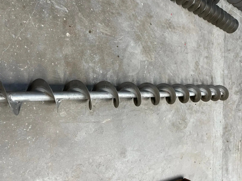 Standard Pitch Stainless Steel Screw Auger (9 in X 96 in)