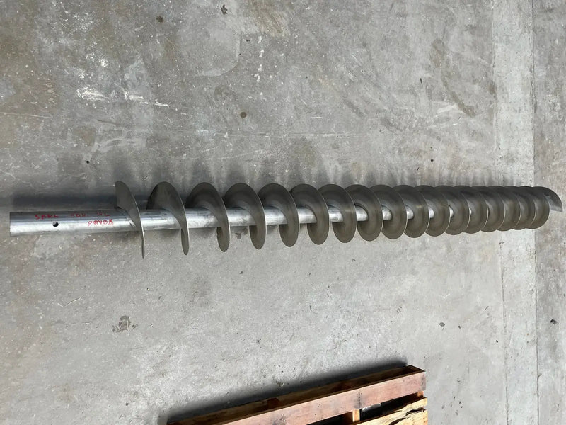 Standard Pitch Stainless Steel Screw Auger (9 in X 96 in)