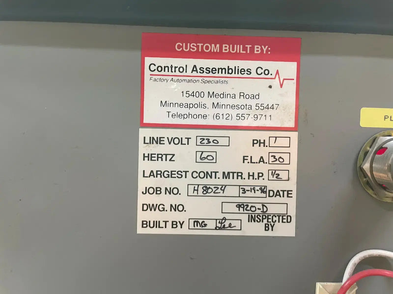 Hamer Inc 310 Automatic Form Fill & Seal Bagging System