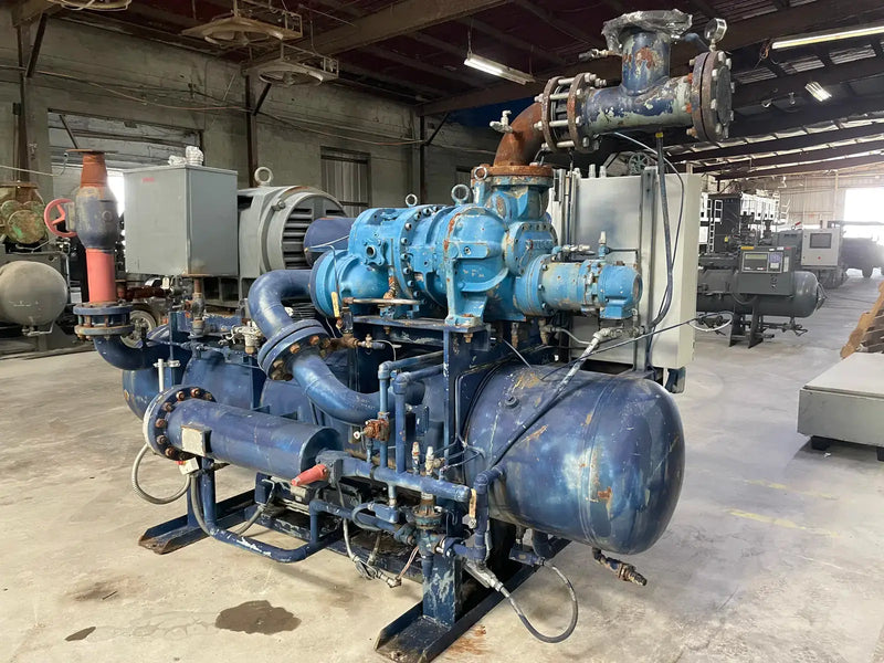M&M Rotary Screw Compressor Package (Mycom 200SUD-VX, 250 HP 230/460 V)