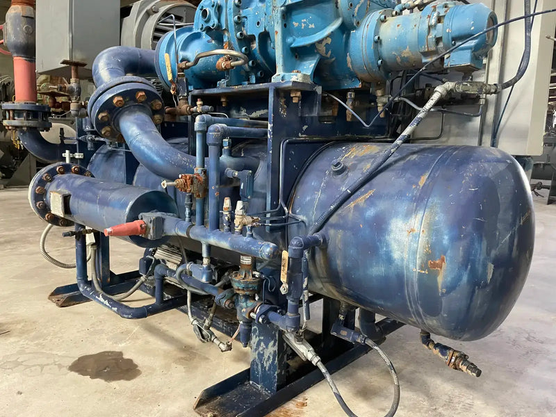 M&M Rotary Screw Compressor Package (Mycom 200SUD-VX, 250 HP 230/460 V)