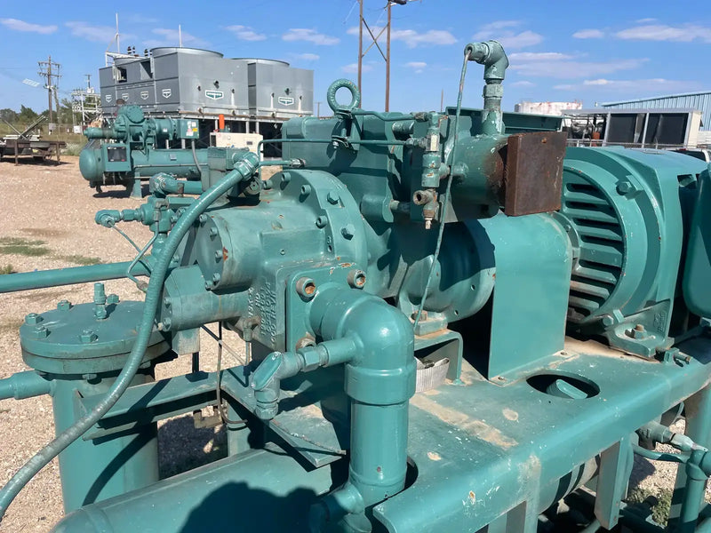 Frick RXB-50H Rotary Screw Compressor Package (Frick XJS 120S, 125 HP 230/460 V, Frick Micro Control Panel)